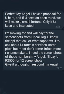 Scammer Nathaniel Grootboom Cape Town